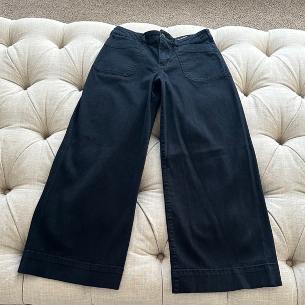 Pilcro and the Letterpress Black Denim Pants